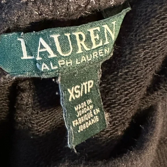 Ralph Lauren matching black and white tank, sweatpants, and jacket workout set - Picture 5 of 8